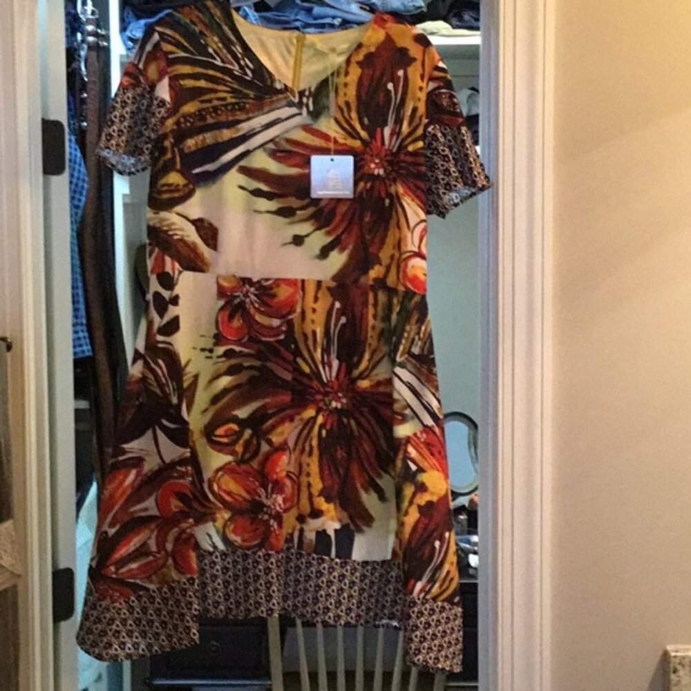 Amelia New York Floral Print dress